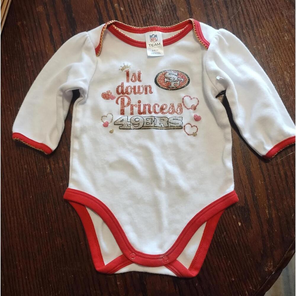 49ers 1st Down Princess Onesie 3-6‎ months
